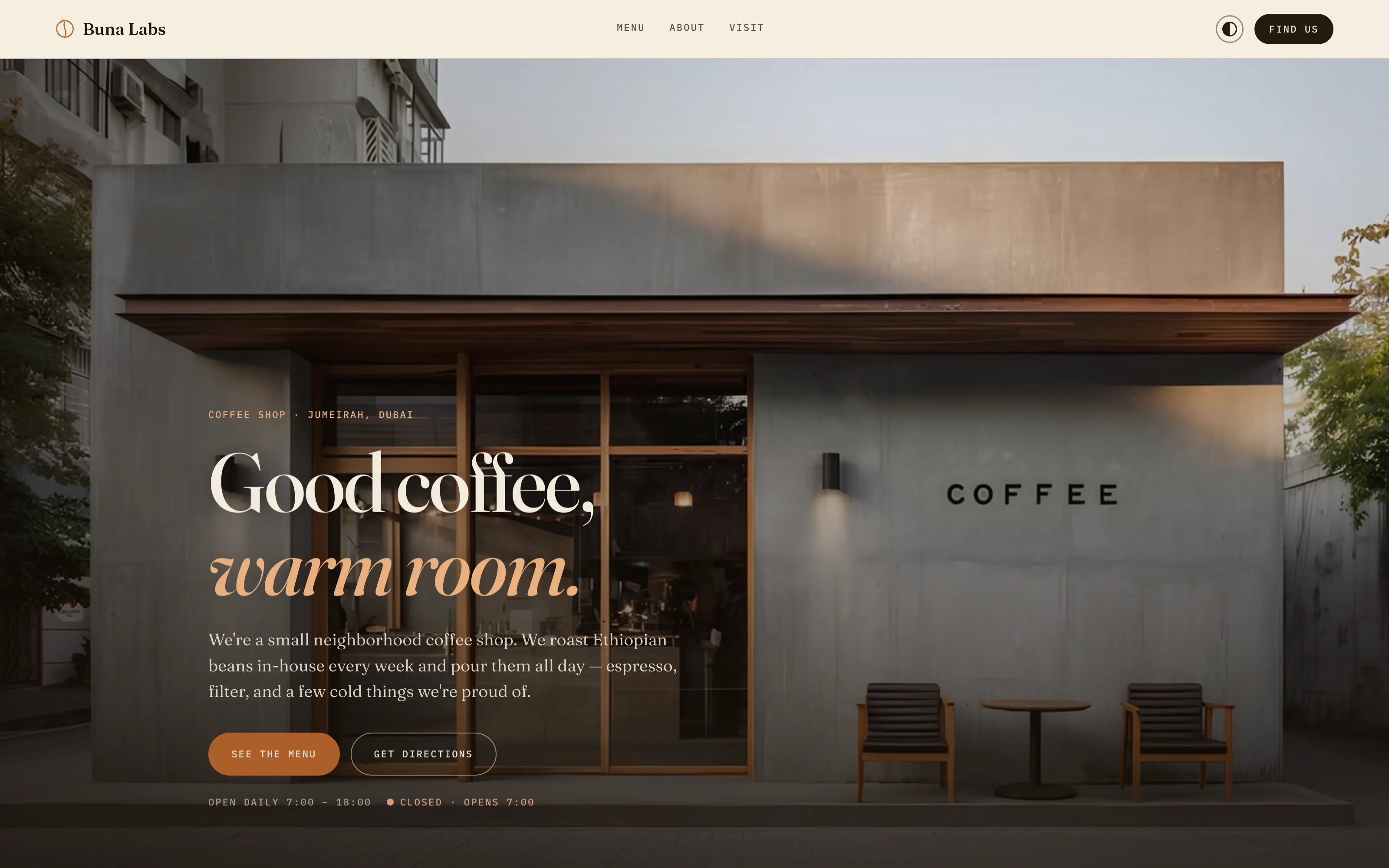 Buna Labs website preview
